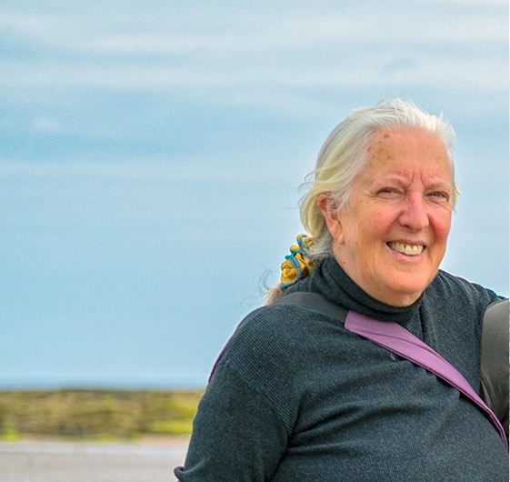Alma on beach mugshot